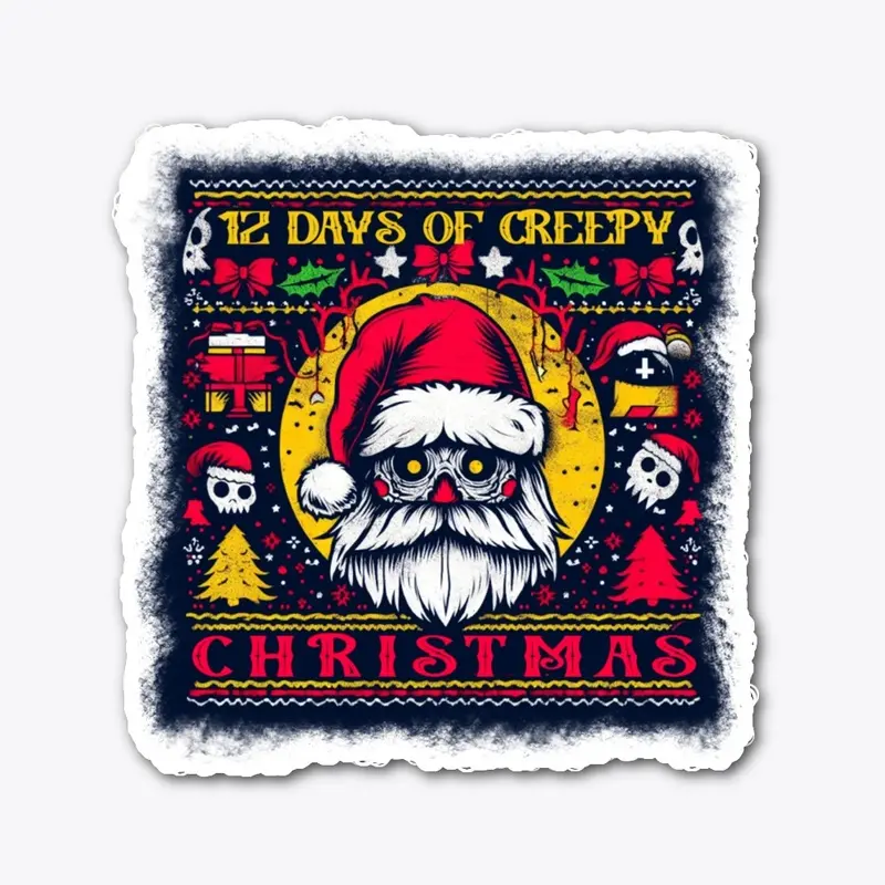 12 Days Of Creepy Christmas Ugly Sweater