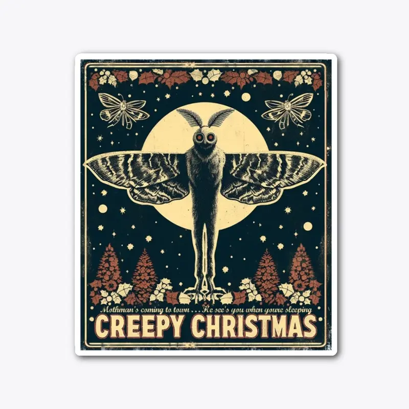 Mothman Creepy Christmas